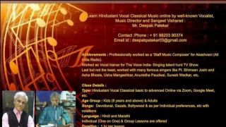 free singing lessons mumbai Patekar's Singing Classes (Indian Vocal classical & Bollywood singing)