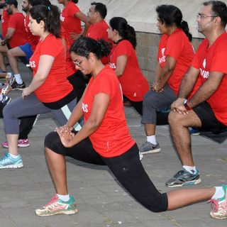 stretching lessons mumbai Striders Fitness & Marathon Training Lodha Fiorenza