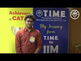 T.I.M.E. student selected into IIM Calcutta MBA 2023-25 batch